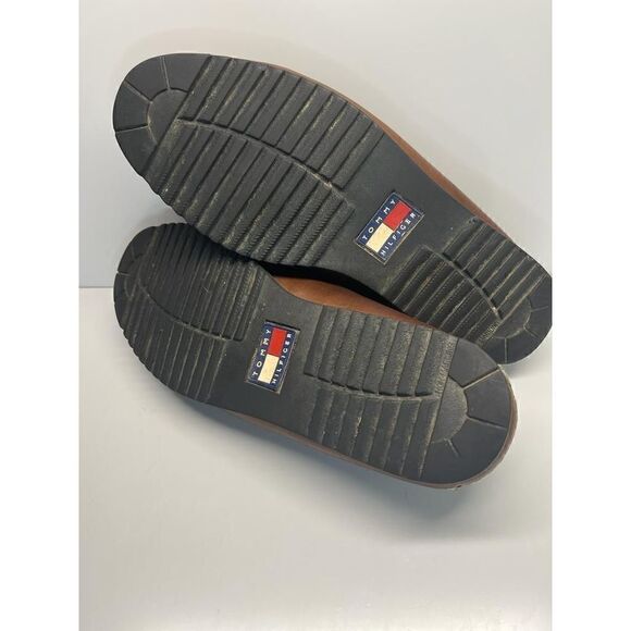 Tommy Hilfiger Vintage Brown Slip-On Tassel Casual Moc Loafers shoes Men's 10M - Picture 4 of 12